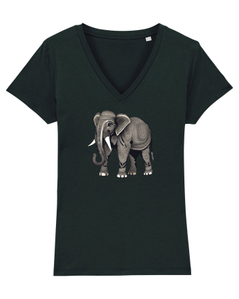 ELEFANT 3 -  INDIAN -  TRIBAL Black
