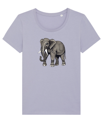 ELEFANT 3 -  INDIAN -  TRIBAL Lavender