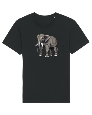 ELEFANT 3 -  INDIAN -  TRIBAL Black