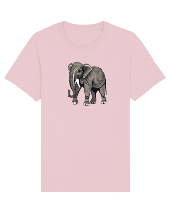 ELEFANT 3 -  INDIAN -  TRIBAL Cotton Pink