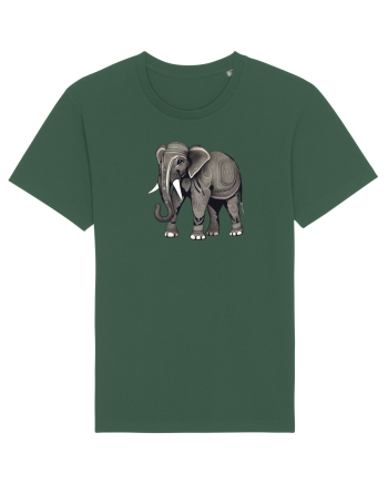 ELEFANT 3 -  INDIAN -  TRIBAL Bottle Green