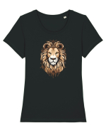 LEU 1 - REGE Tricou mânecă scurtă guler larg fitted Damă Expresser