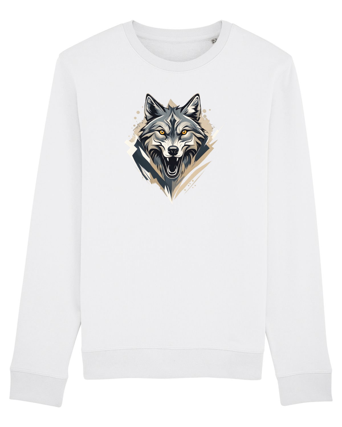 Bluză mânecă lungă Unisex Rise White