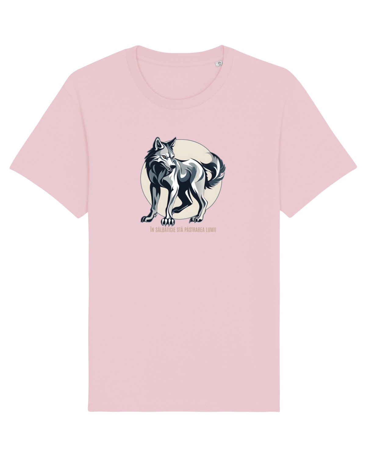Tricou mânecă scurtă Unisex Rocker Cotton Pink