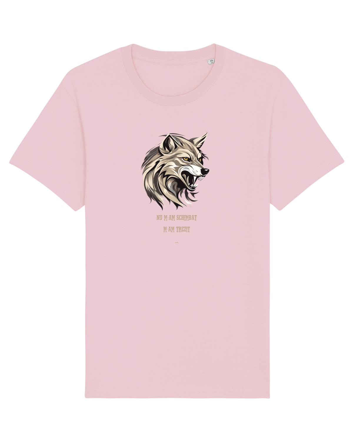 Tricou mânecă scurtă Unisex Rocker Cotton Pink