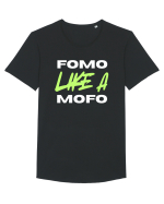 Fomo like a Mofo Tricou mânecă scurtă guler larg Bărbat Skater