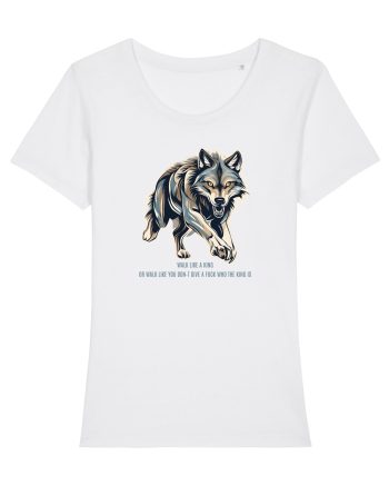 LUP 6 -  WALK LIKE A KING, OR WALK LIKE  U DON`T GIVE A F* WHO THE KING IS White