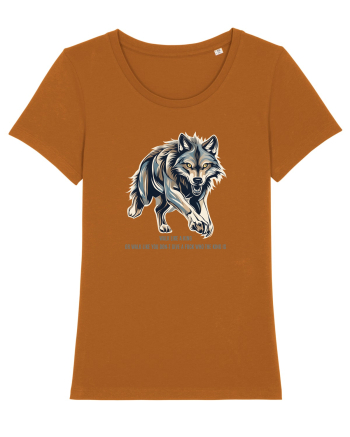 LUP 6 -  WALK LIKE A KING, OR WALK LIKE  U DON`T GIVE A F* WHO THE KING IS Roasted Orange