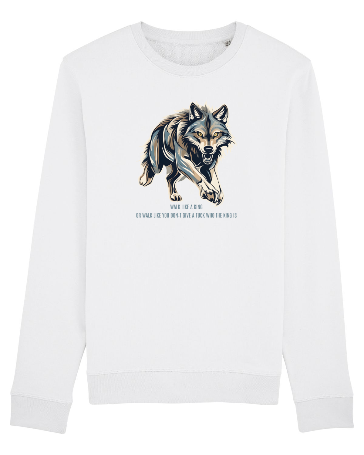 Bluză mânecă lungă Unisex Rise White