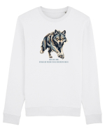 LUP 6 -  WALK LIKE A KING, OR WALK LIKE  U DON`T GIVE A F* WHO THE KING IS Bluză mânecă lungă Unisex Rise