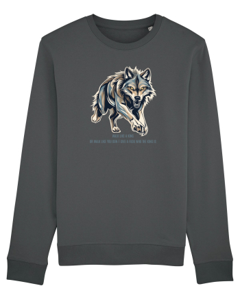 LUP 6 -  WALK LIKE A KING, OR WALK LIKE  U DON`T GIVE A F* WHO THE KING IS Anthracite