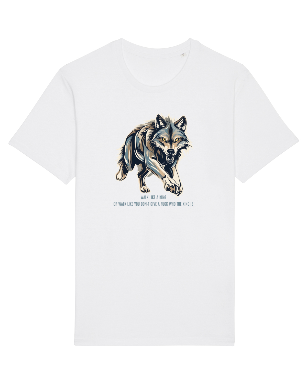 Tricou mânecă scurtă Unisex Rocker White