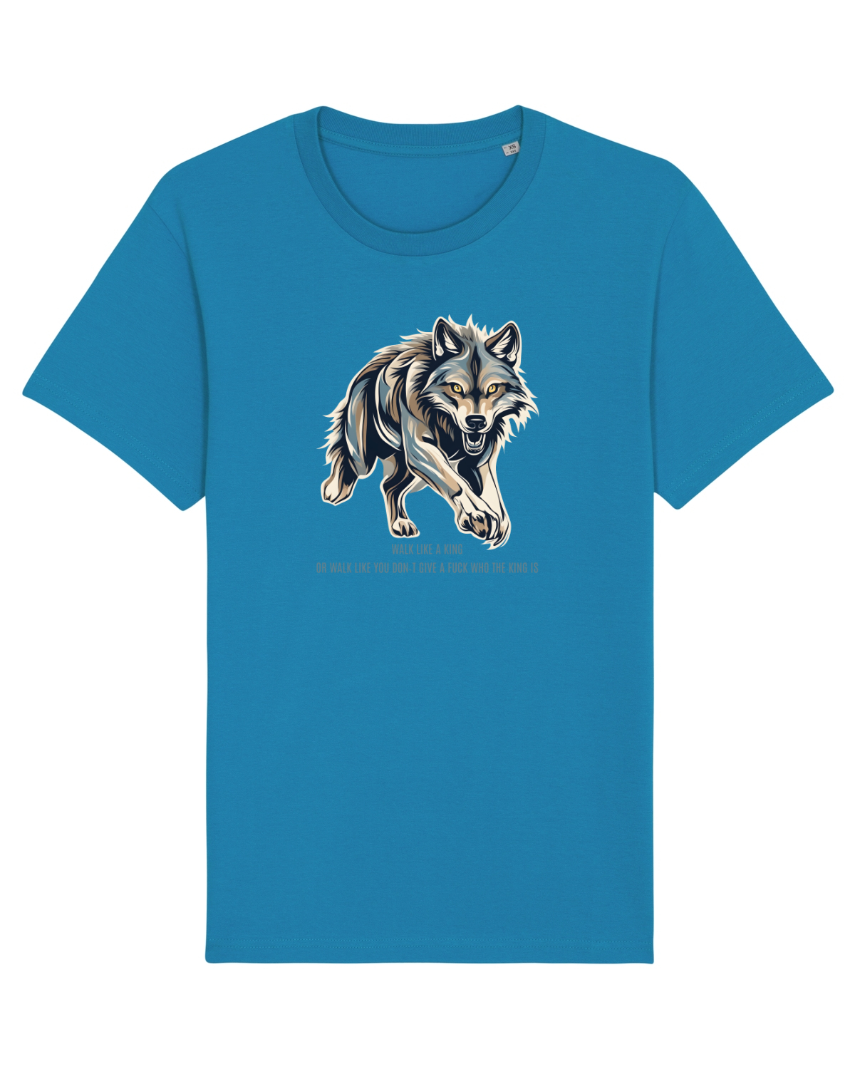 Tricou mânecă scurtă Unisex Rocker Azur