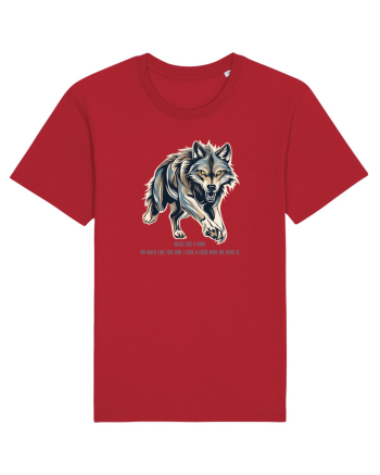 LUP 6 -  WALK LIKE A KING, OR WALK LIKE  U DON`T GIVE A F* WHO THE KING IS Red