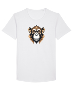 MAIMUTA 1 - CIMPANZEU BONOBO Tricou mânecă scurtă guler larg Bărbat Skater