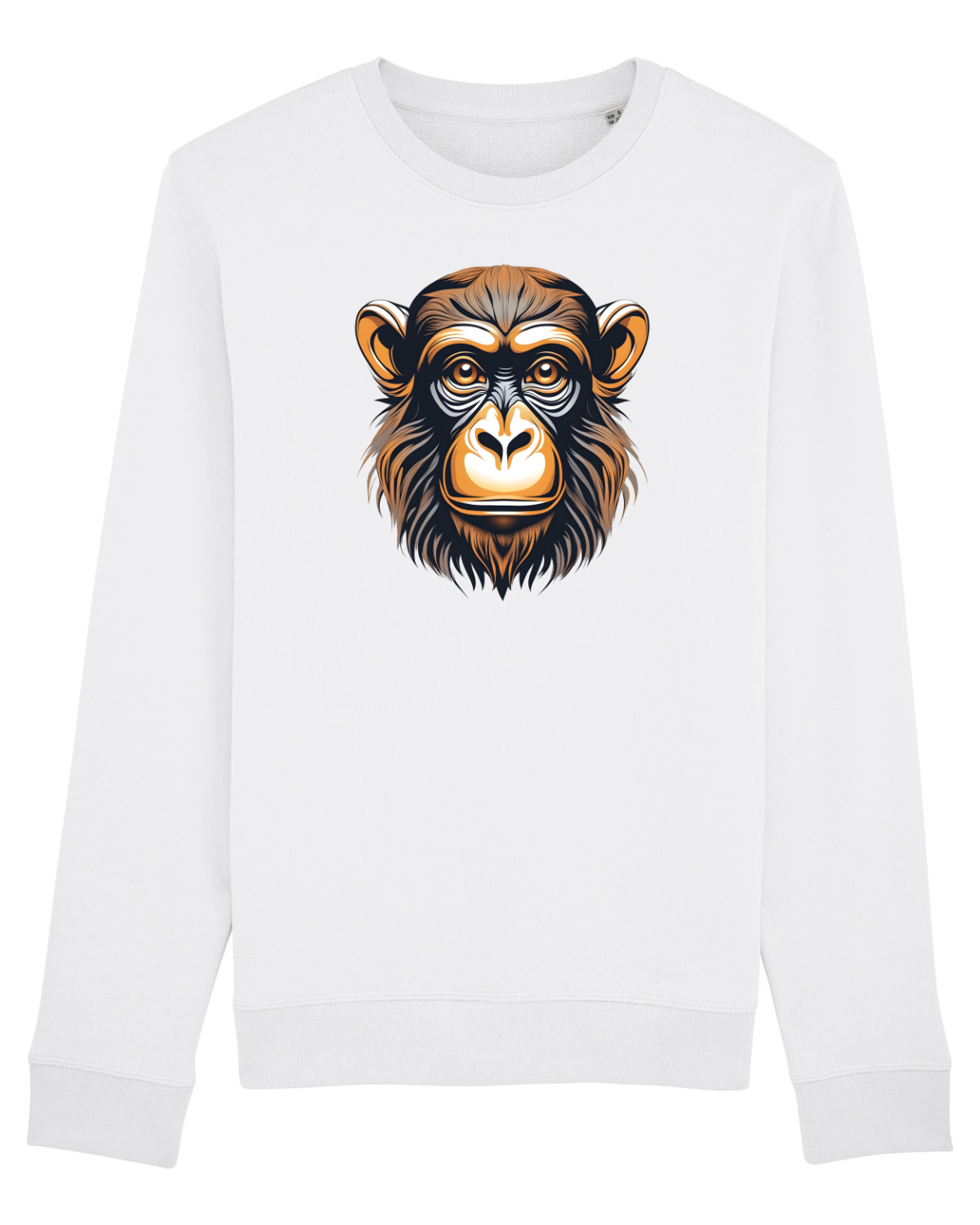 Bluză mânecă lungă Unisex Rise White