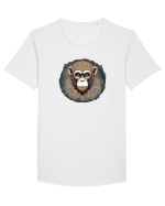 MAIMUTA 3 -  MACAC - AFRICA Tricou mânecă scurtă guler larg Bărbat Skater