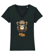 MAIMUTA 5 - CIMPANZEU -  War for the Planet of the Apes tribut Tricou mânecă scurtă guler V Damă Evoker
