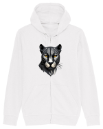 PANTERA NEAGRA 1 Hanorac cu fermoar Unisex Connector