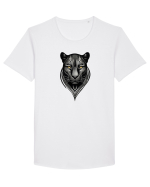 PANTERA NEAGRA 4 Tricou mânecă scurtă guler larg Bărbat Skater