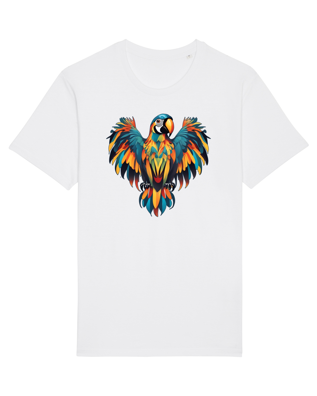 Tricou mânecă scurtă Unisex Rocker White