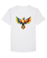 PAPAGAL 3 - aripi desfacute Tricou mânecă scurtă guler larg Bărbat Skater