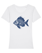 COD ATLANTIC - pesti Tricou mânecă scurtă guler larg fitted Damă Expresser