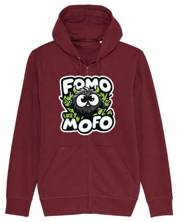 Fomo like a Mofo - Fluffy creature Burgundy