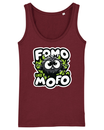 Fomo like a Mofo - Fluffy creature Burgundy