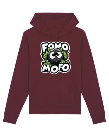 Fomo like a Mofo - Fluffy creature Burgundy