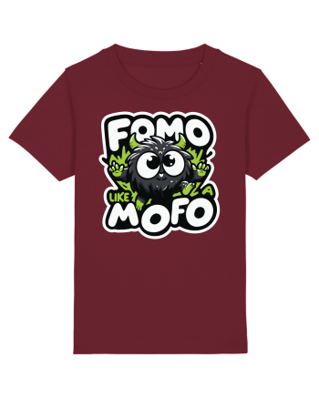 Fomo like a Mofo - Fluffy creature Burgundy