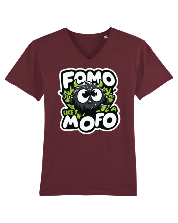 Fomo like a Mofo - Fluffy creature Burgundy