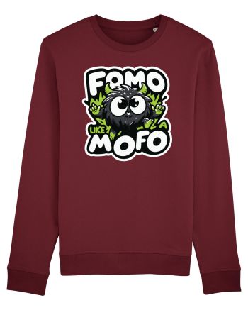 Fomo like a Mofo - Fluffy creature Burgundy
