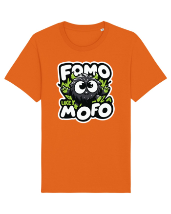 Fomo like a Mofo - Fluffy creature Bright Orange