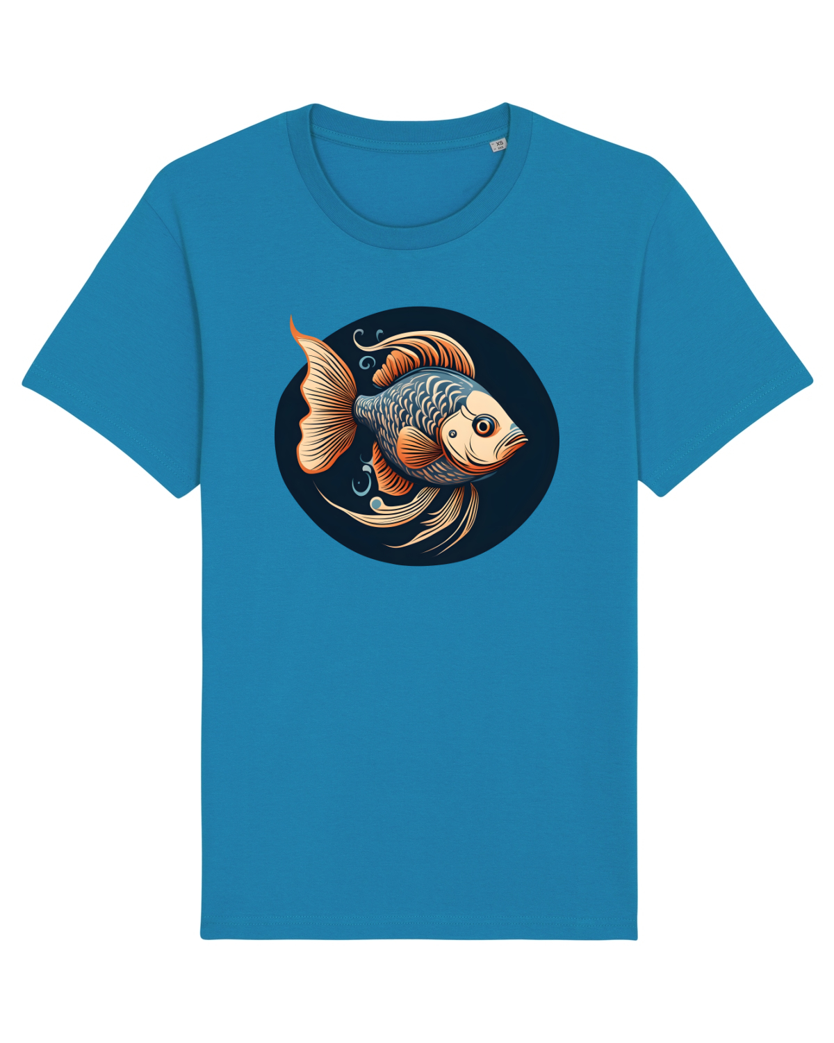 Tricou mânecă scurtă Unisex Rocker Azur