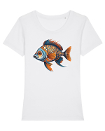 CARAS AURIU 2 - pesti Tricou mânecă scurtă guler larg fitted Damă Expresser