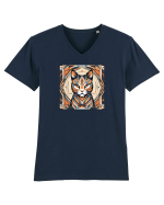 PISICA Art Deco  Tricou mânecă scurtă guler V Bărbat Presenter