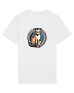 PISICA Art Deco  2 Tricou mânecă scurtă Unisex Rocker