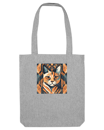 PISICA Arta Geometrica - Cubism Heather Grey