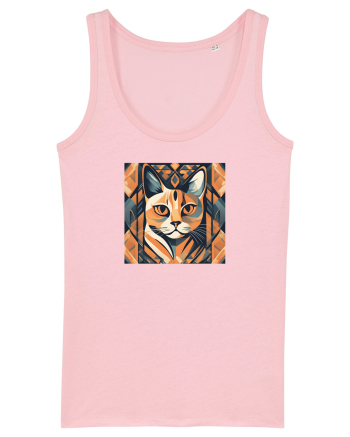 PISICA Arta Geometrica - Cubism Cotton Pink