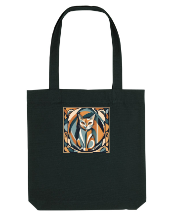 PISICA Arta Geometrica - Cubism 2 Black