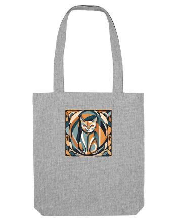 PISICA Arta Geometrica - Cubism 2 Heather Grey