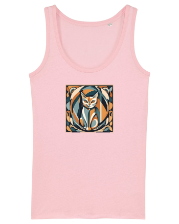 PISICA Arta Geometrica - Cubism 2 Cotton Pink