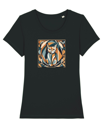 PISICA Arta Geometrica - Cubism 2 Black