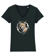 RAS - LYNX 1 Tricou mânecă scurtă guler V Damă Evoker