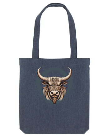 TAUR - SIMBOL PUTERE  arta ornamentala 1 Midnight Blue