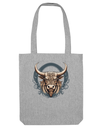 TAUR - SIMBOL PUTERE  arta ornamentala 1 Heather Grey