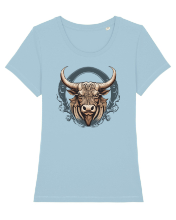 TAUR - SIMBOL PUTERE  arta ornamentala 1 Sky Blue