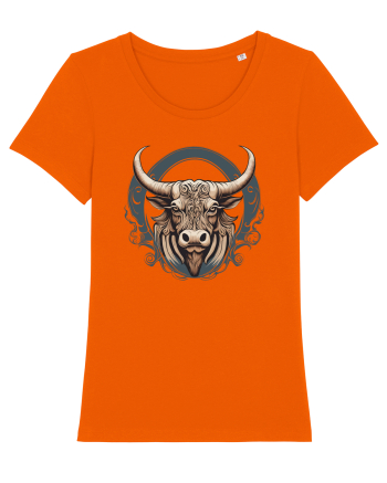 TAUR - SIMBOL PUTERE  arta ornamentala 1 Bright Orange