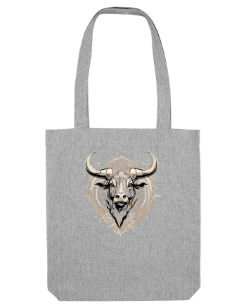 TAUR - SIMBOL PUTERE  arta ornamentala 2 Heather Grey